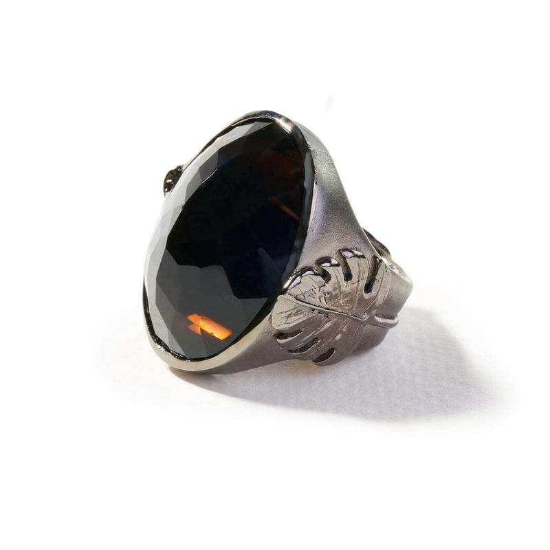 German Kabirski Lumo Smoky Quartz Ring