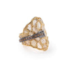 German Kabirski Enak Rough Sapphire Ring