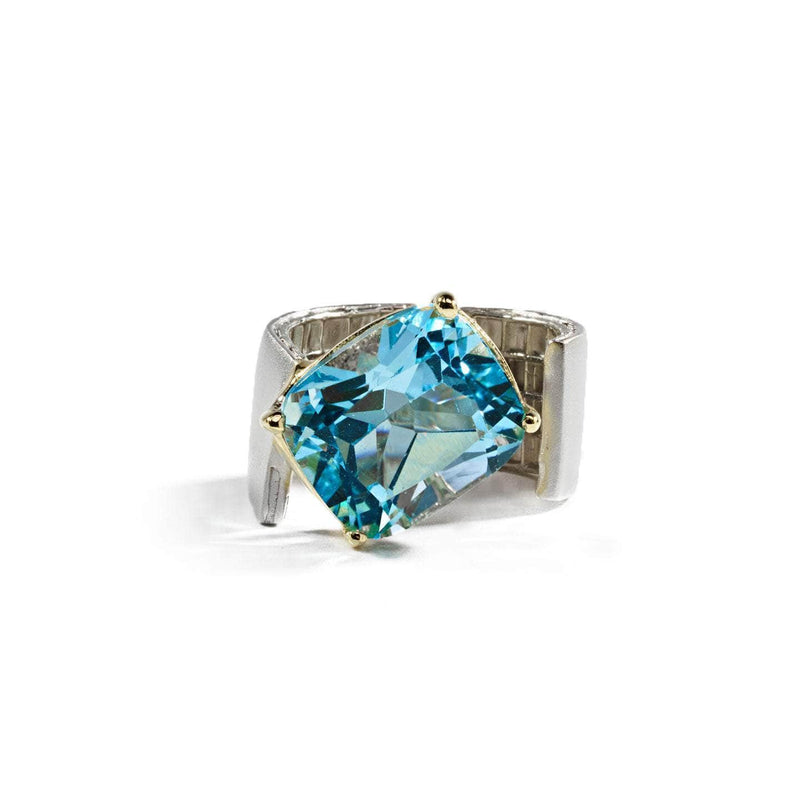 German Kabirski Creo Blue Topaz Ring