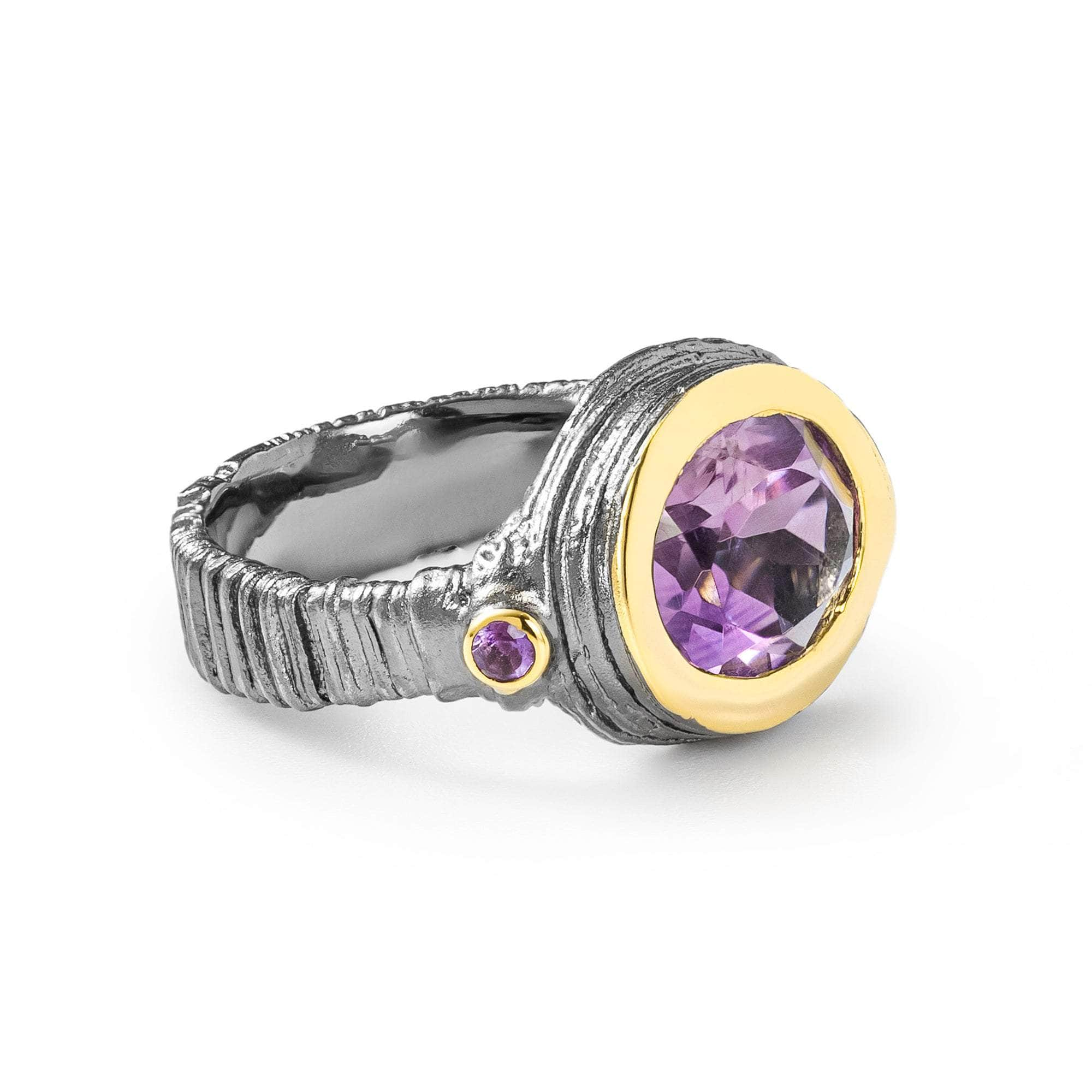 German Kabirski Aguna Amethyst Ring