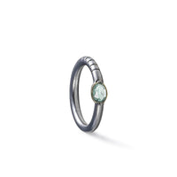 German Kabirski Thina Green Sapphire Ring (Black Rhodium)