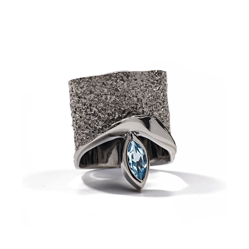 German Kabirski Eartha Blue Topaz Ring