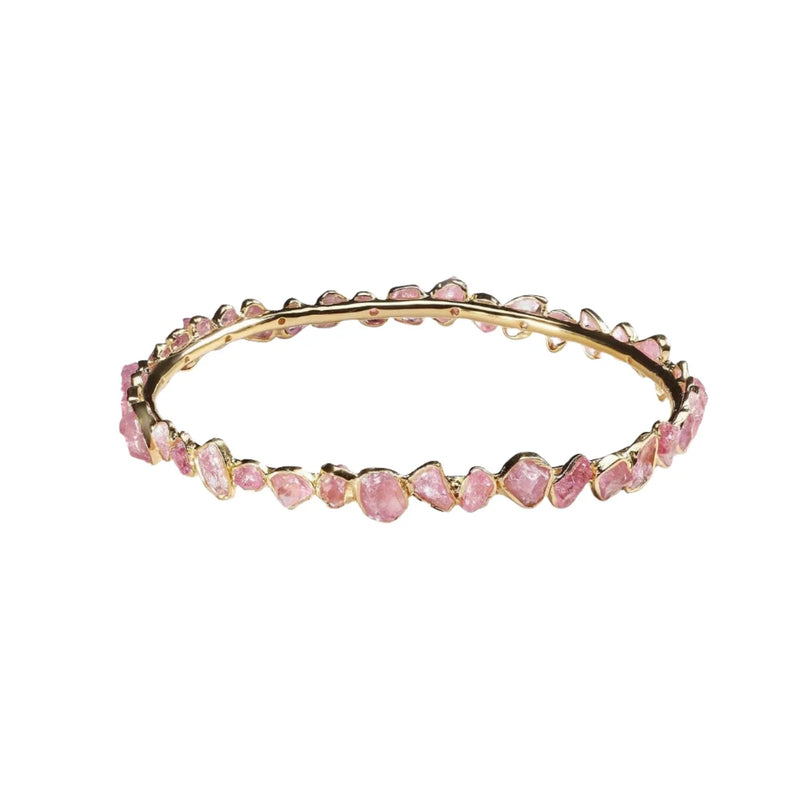 German Kabirski Mizzle Pink Sapphire Bangle