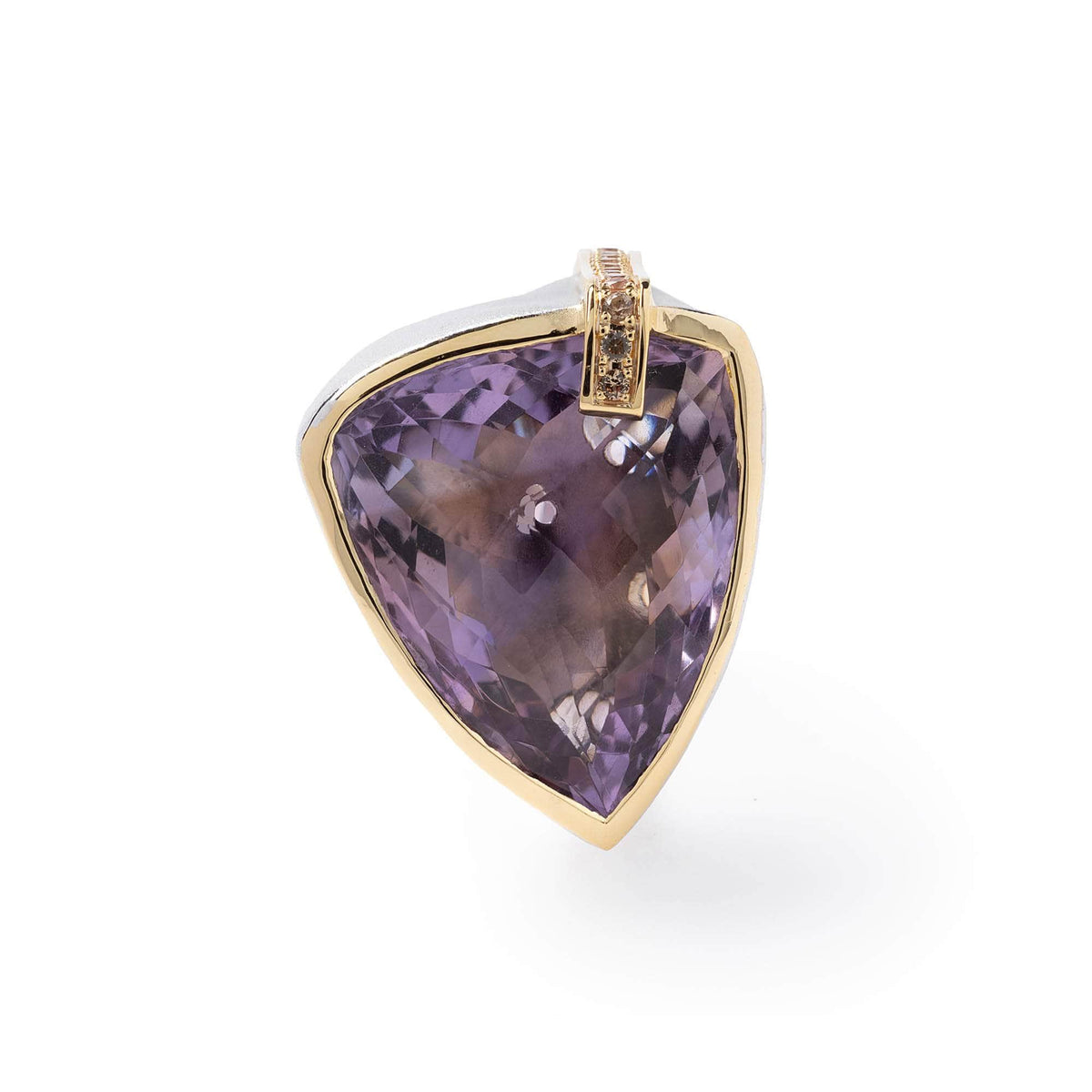 German Kabirski Audas Ametrine and Sapphire Ring