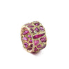 German Kabirski Agni Ruby and Diamond Ring