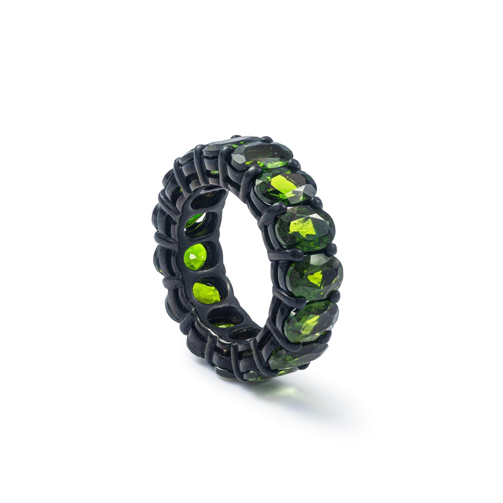 German Kabirski Leod Chrome Diopside Ring