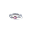 German Kabirski Musa Pink Sapphire Ring (White Rhodium)