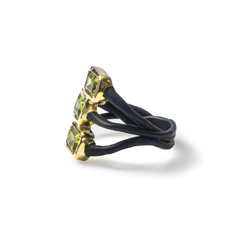 German Kabirski Tattu Peridot Ring