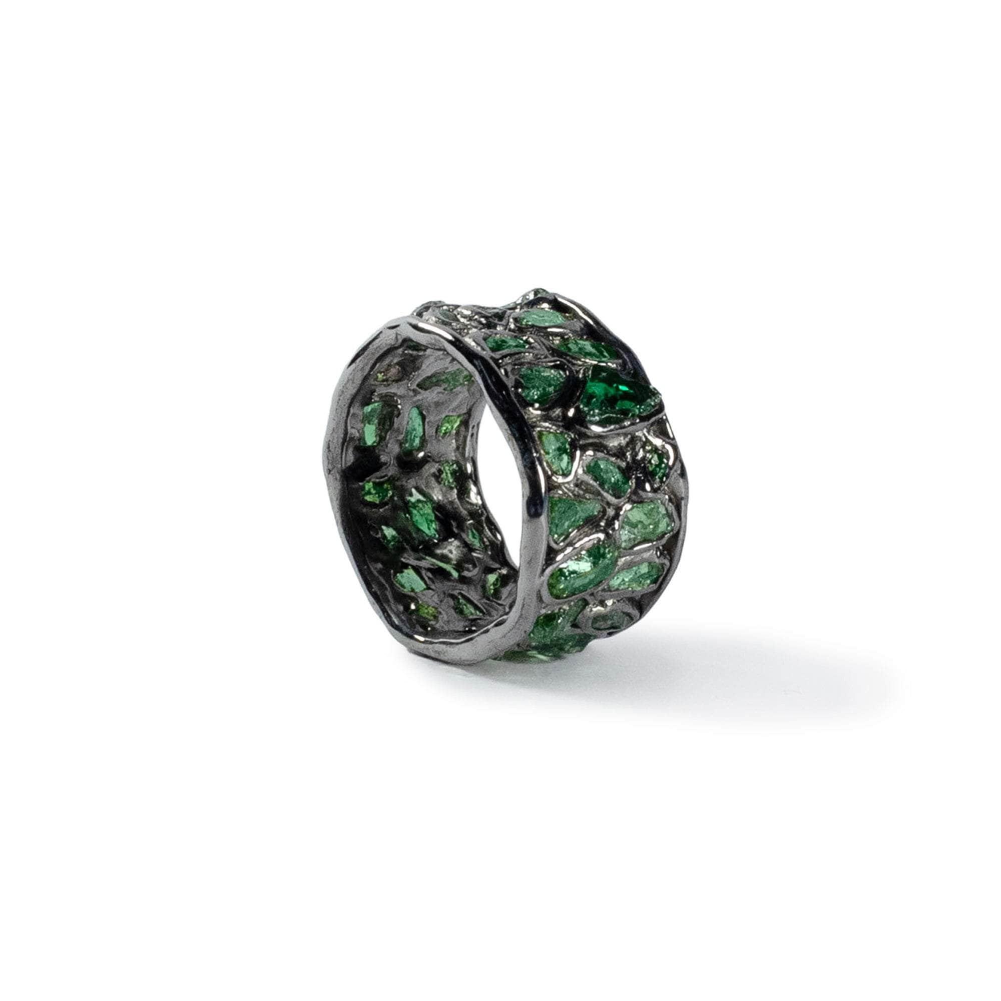 German Kabirski Gluck Chrome Diopside Ring