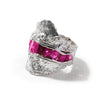 German Kabirski Hante Rough Ruby Ring