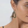 German Kabirski Bitki Rough Tsavorite Earrings