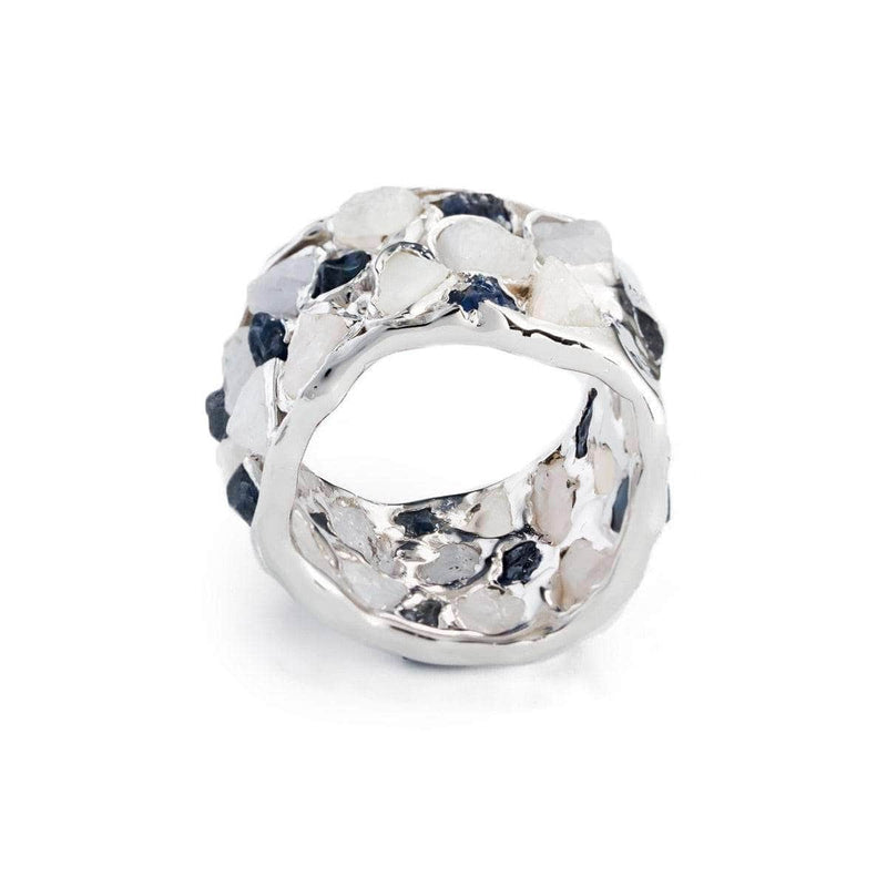 German Kabirski Alcina Mixed Sapphire Ring