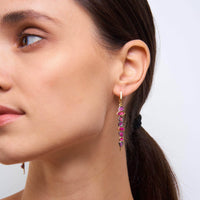 German Kabirski Elowen Rough Ruby Earrings