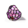 German Kabirski Ness Ruby Rough and Pink Sapphire Ring