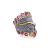 German Kabirski Cerah Rough Ruby Ring