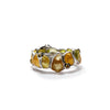 German Kabirski Delos Chrysoberyl and Yellow Sapphire Ring