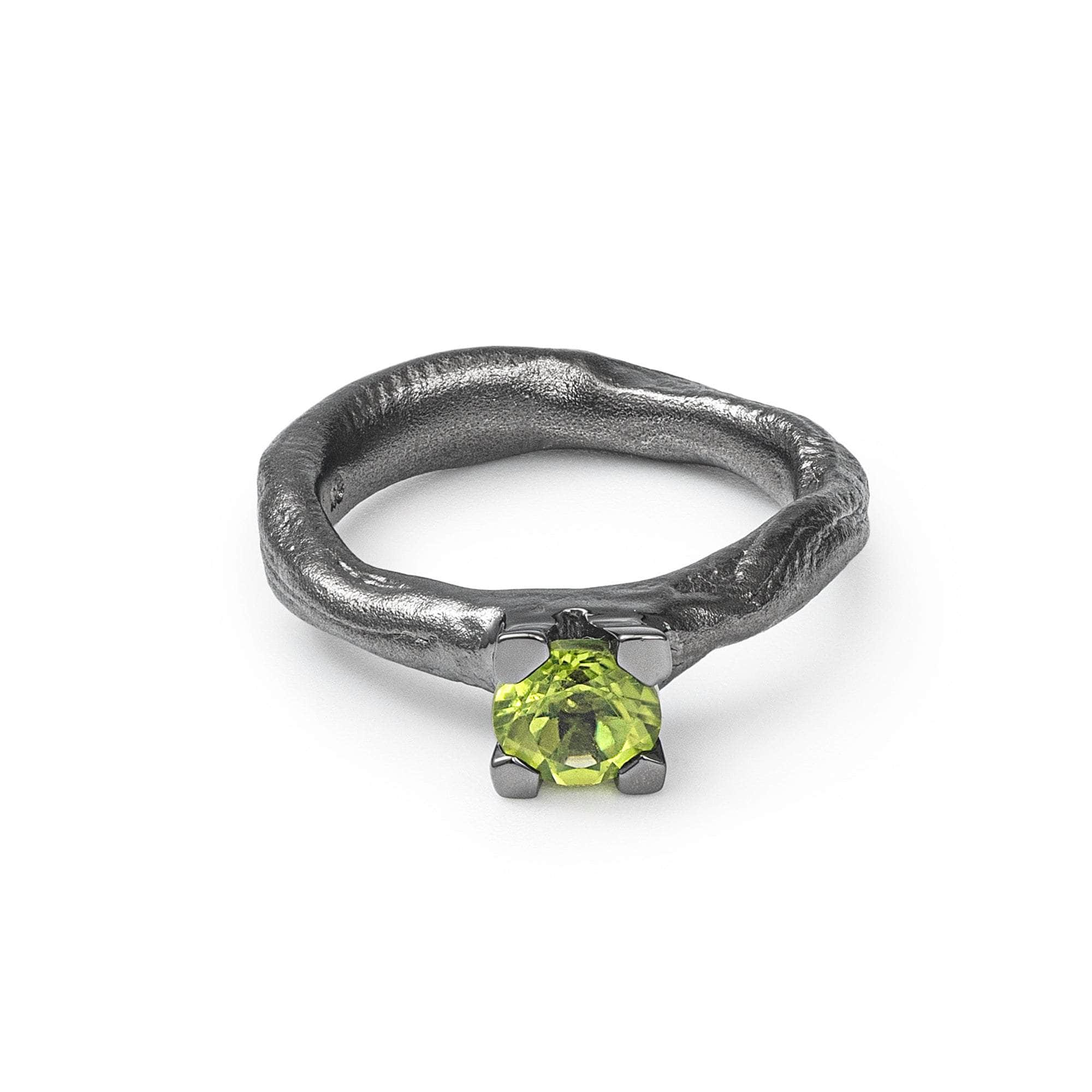 German Kabirski Vau Peridot Ring