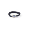 German Kabirski Aswa Blue Sapphire Ring (Black Anthracite)