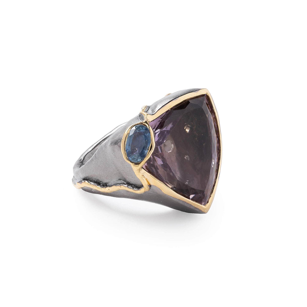 German Kabirski Maia Ametrine and Sapphire Ring