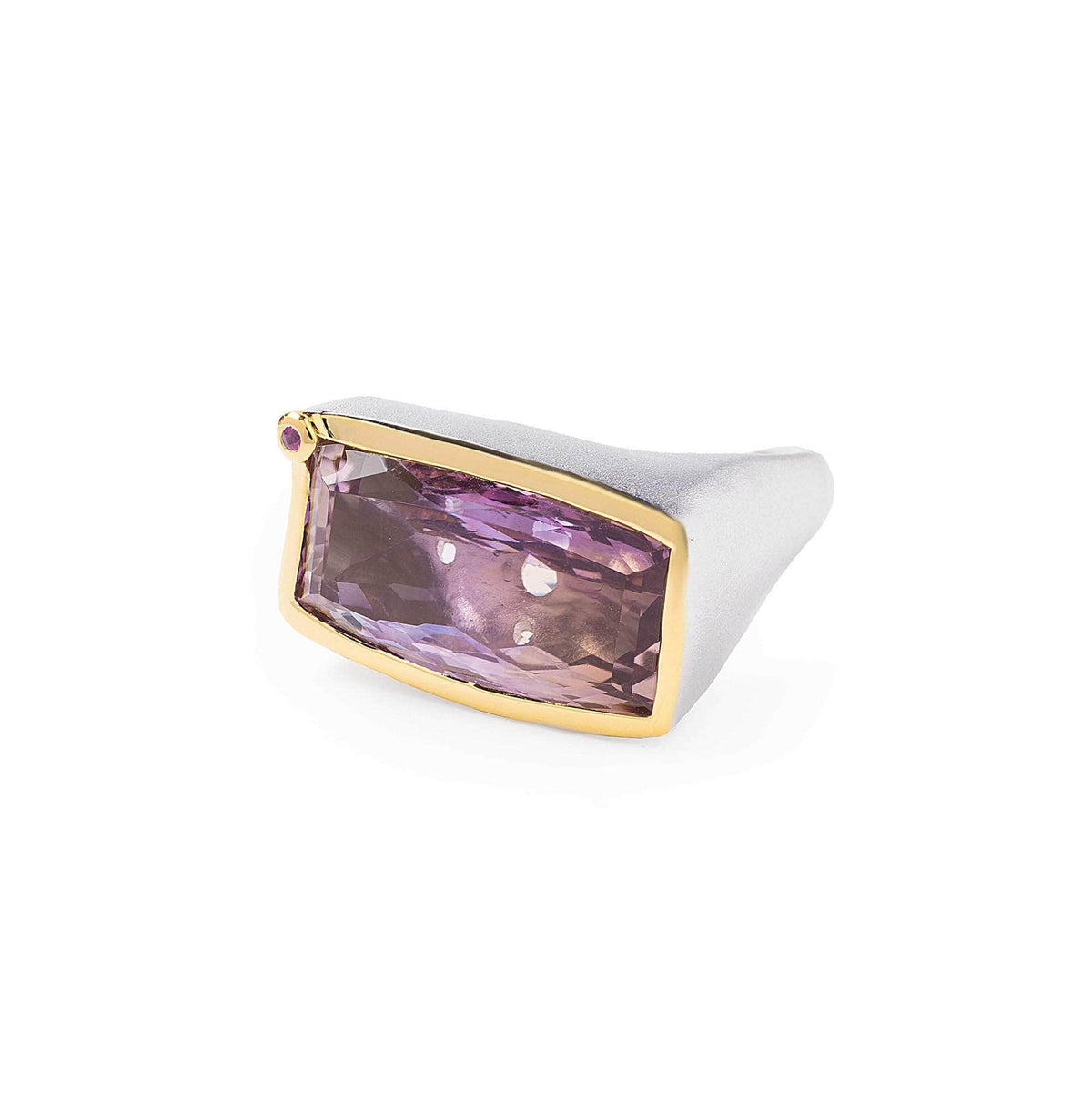 German Kabirski Matsi Ametrine and Sapphire Ring