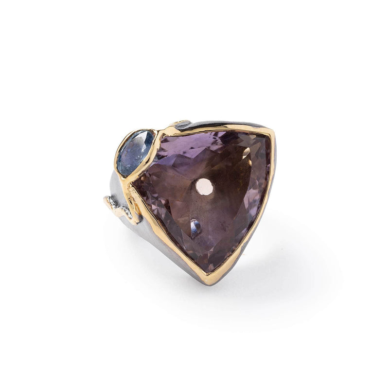 German Kabirski Maia Ametrine and Sapphire Ring