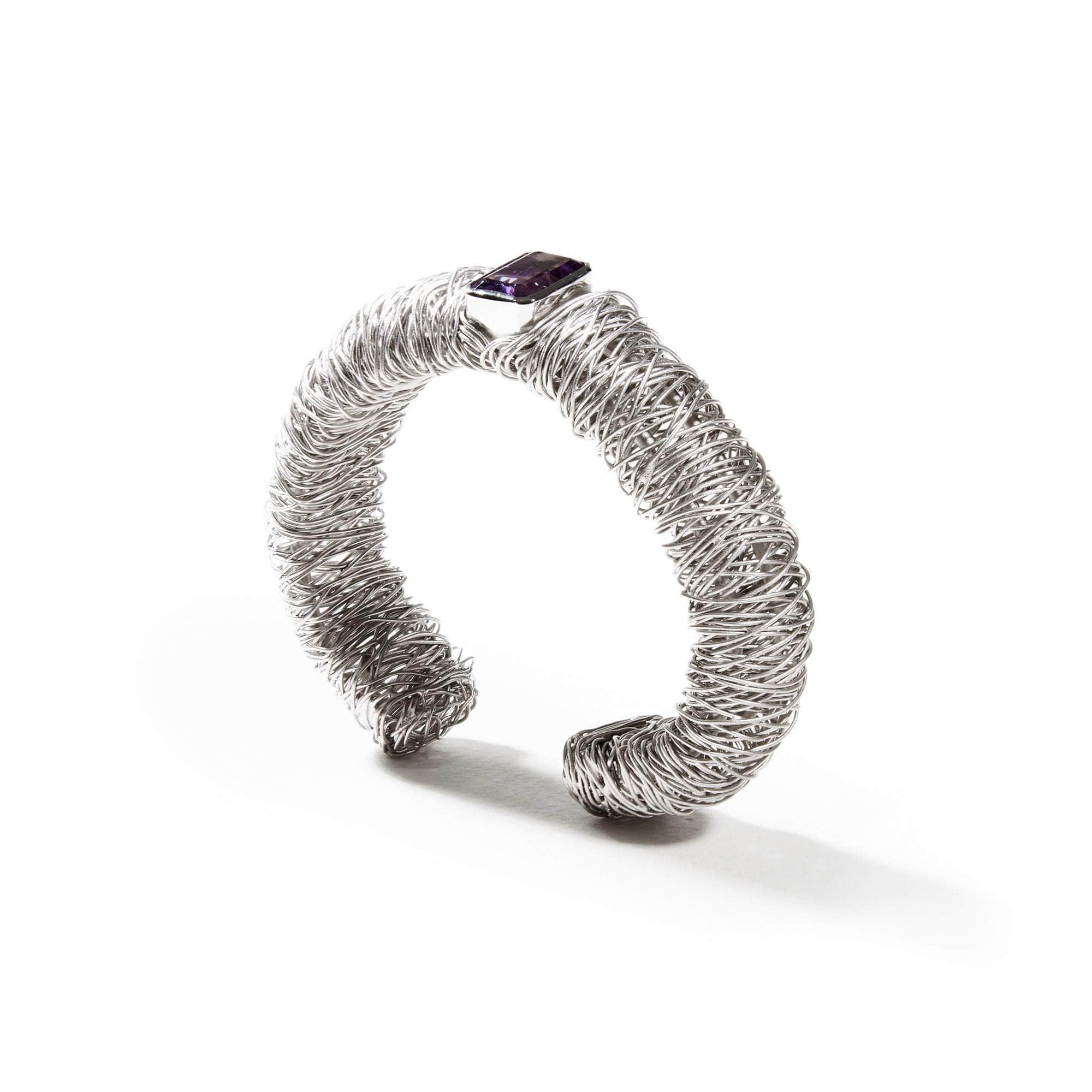 German Kabirski Cleo Amethyst Bangle