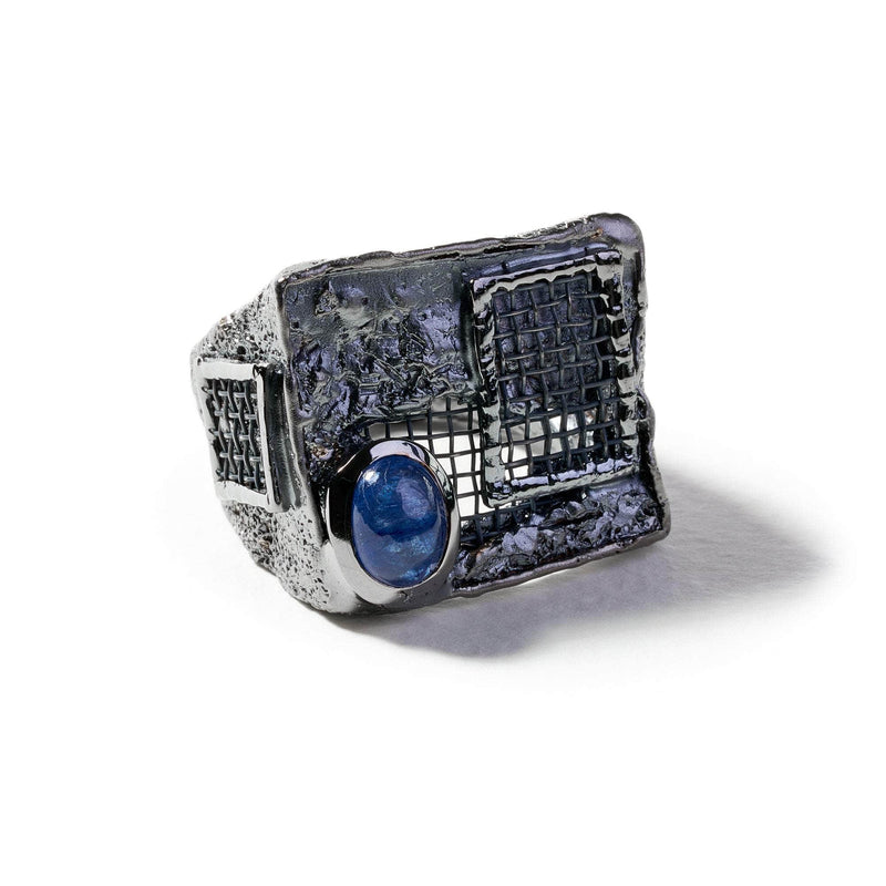 German Kabirski Lerrone Blue Sapphire Ring