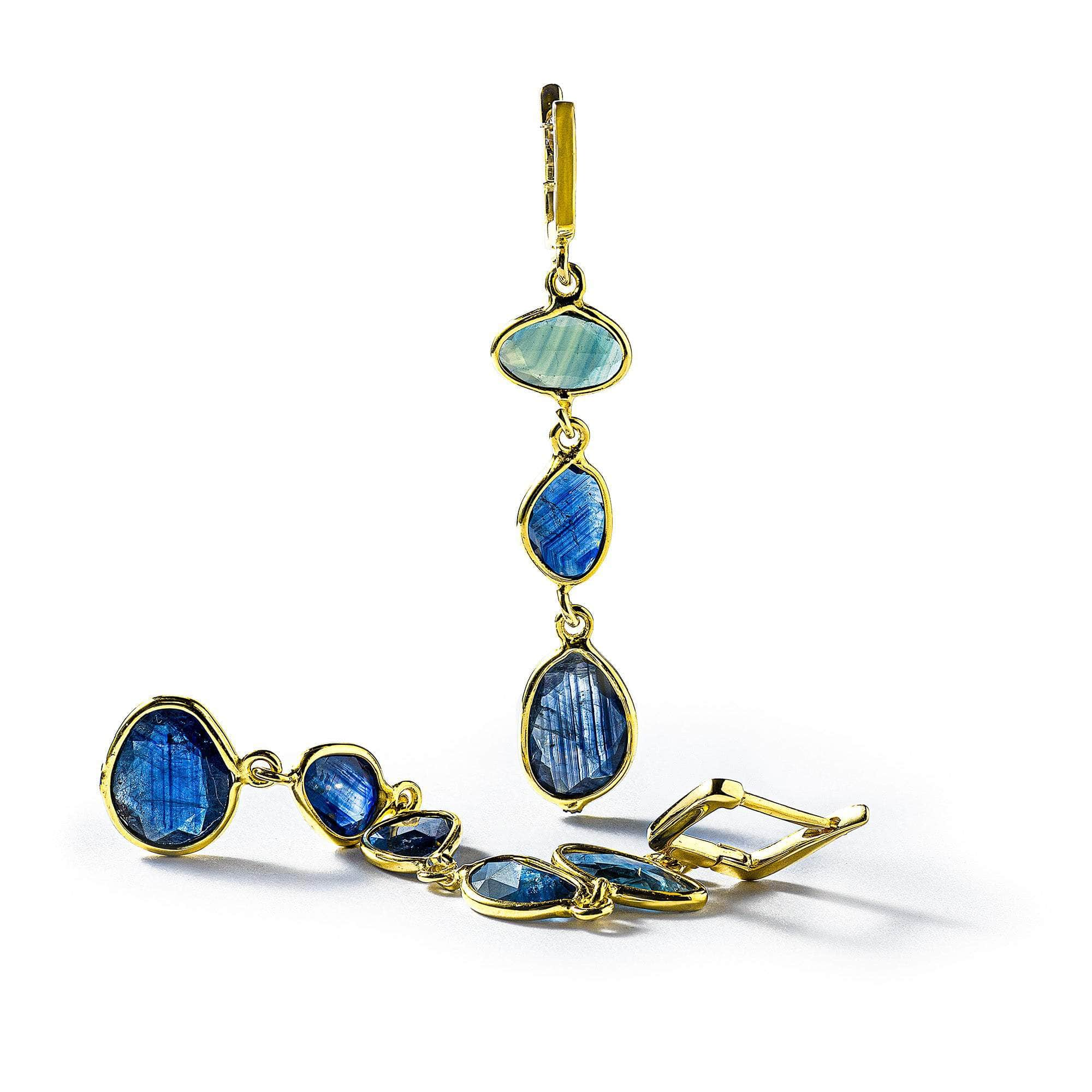 German Kabirski Drapp Sapphire Earrings