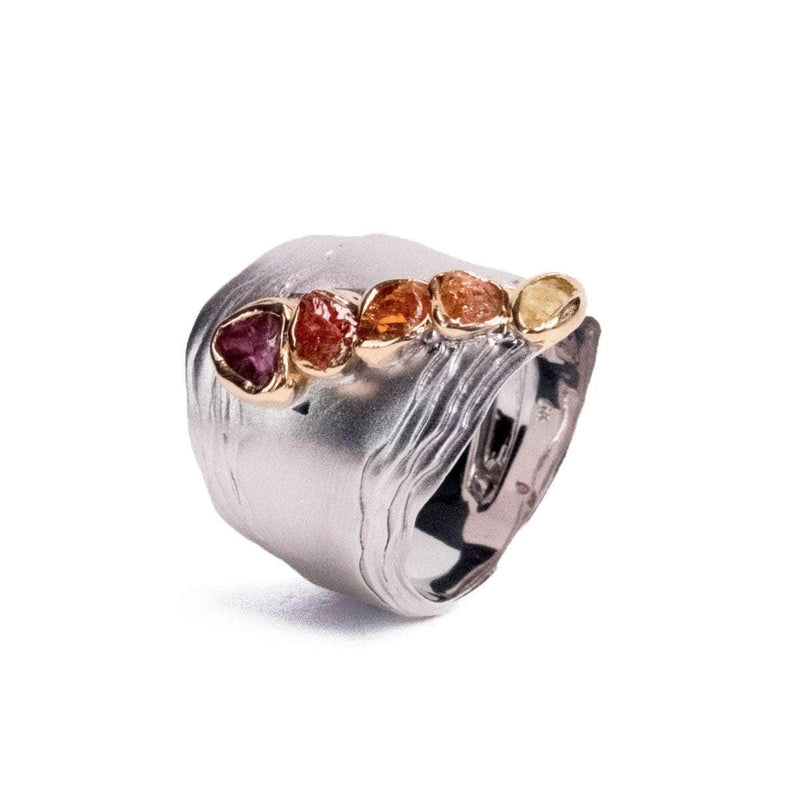 German Kabirski Stratu Mixed Stones Ring