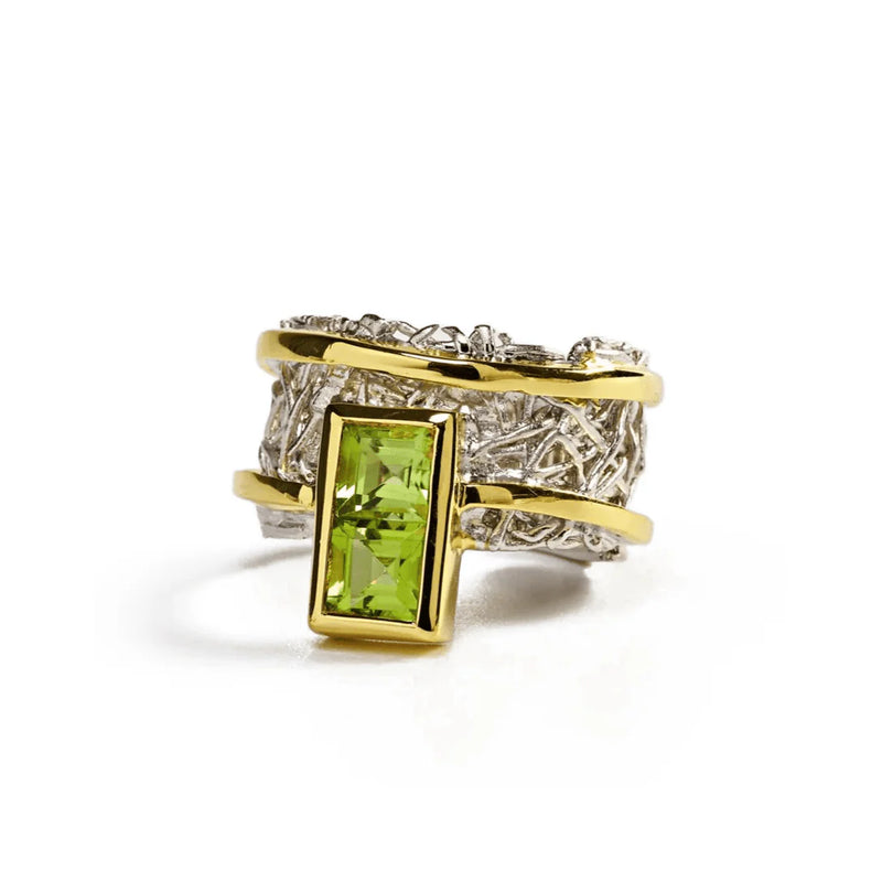 German Kabirski Verina Peridot Ring