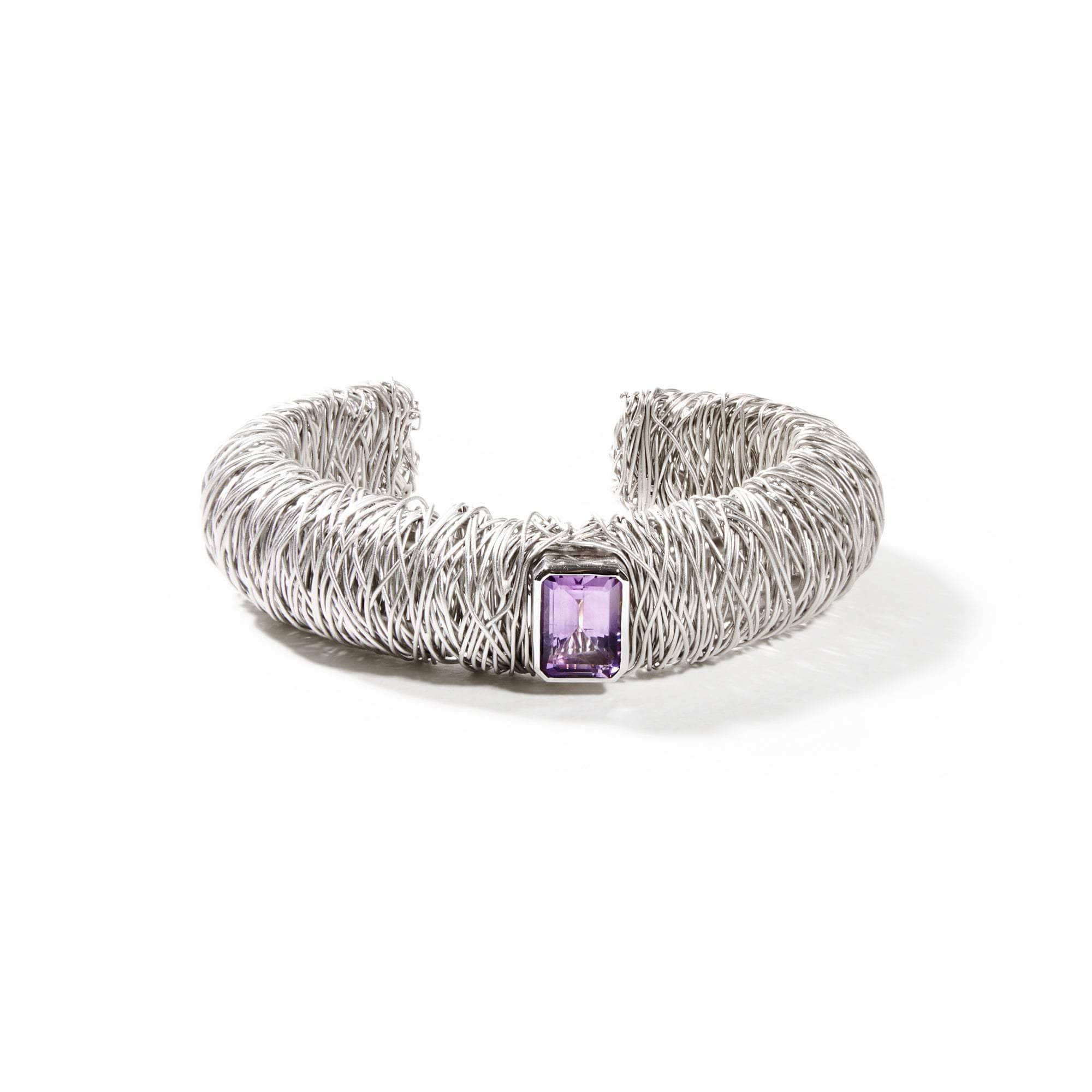 German Kabirski Cleo Amethyst Bangle