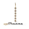 German Kabirski Isiba Smoky Quartz Earrings (Black Rhodium and Gold 18K)