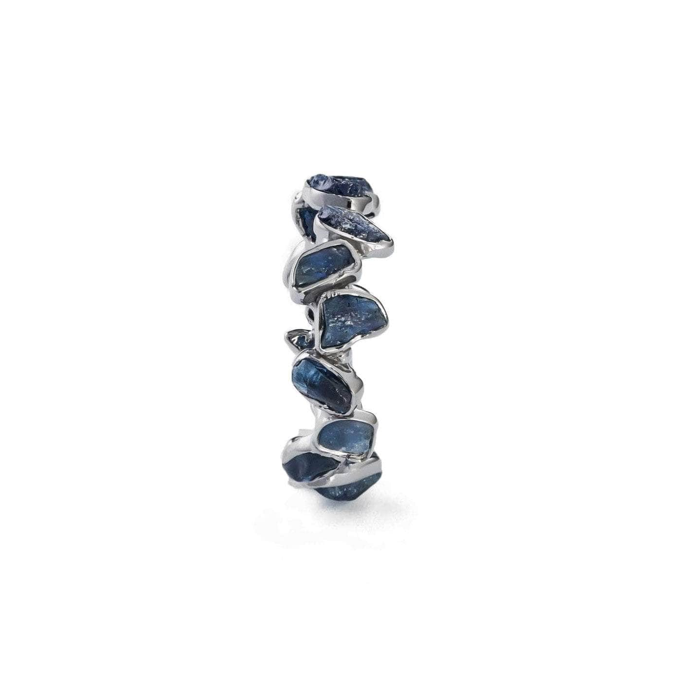 German Kabirski Livia Sapphire Ring (Black Rhodium)