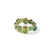 German Kabirski Planta Tsavorite and Peridot Ring