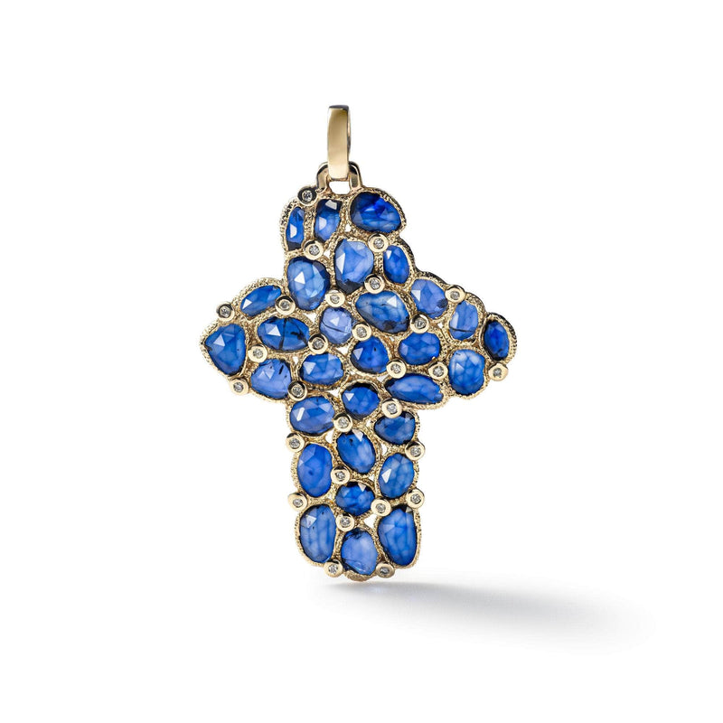 German Kabirski Asmani Sapphire and Diamond Pendant