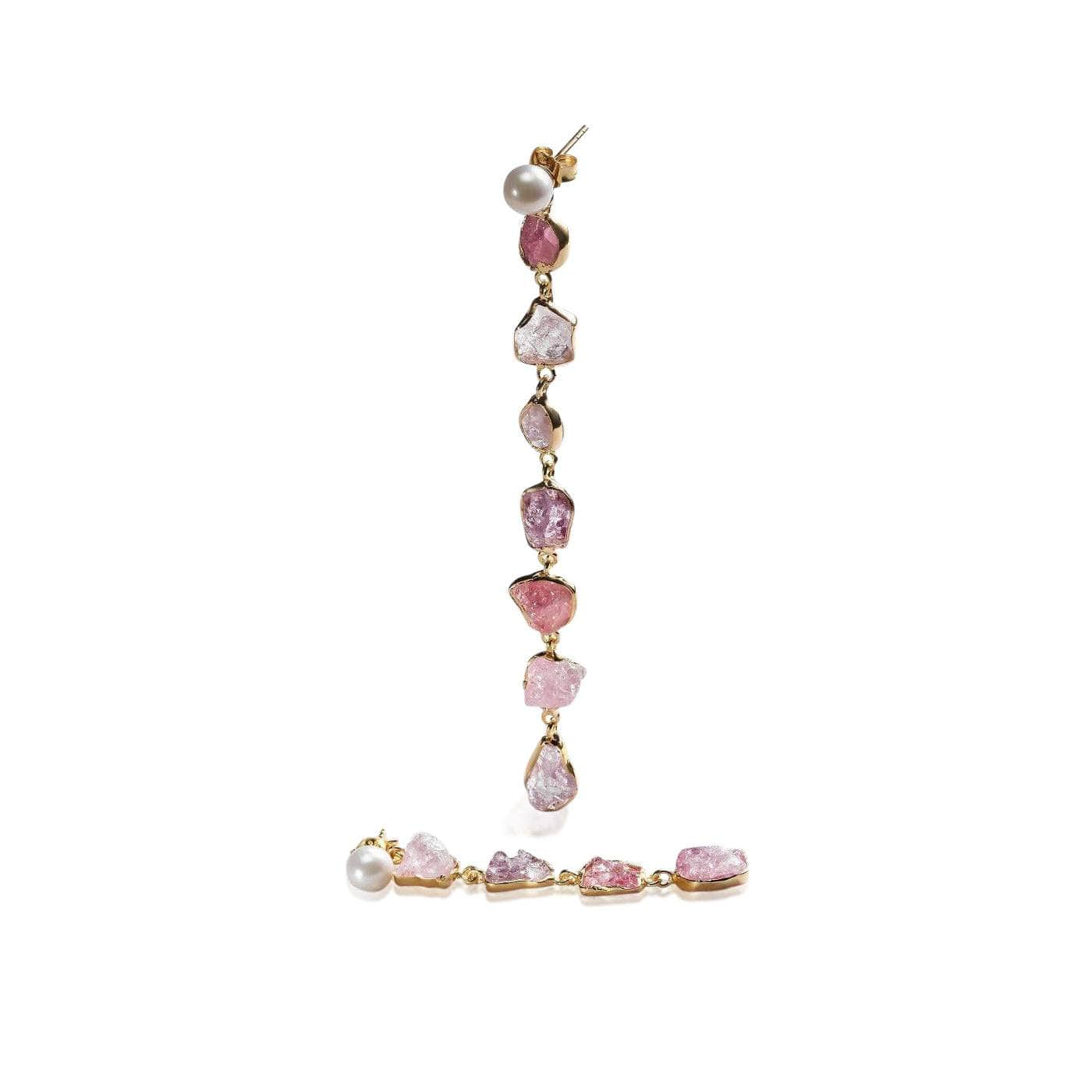 German Kabirski Syzygy Large Spinel Earrings (Pin&Pearl)