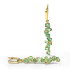 German Kabirski Lulle Rough Tsavorite and Peridot Earrings