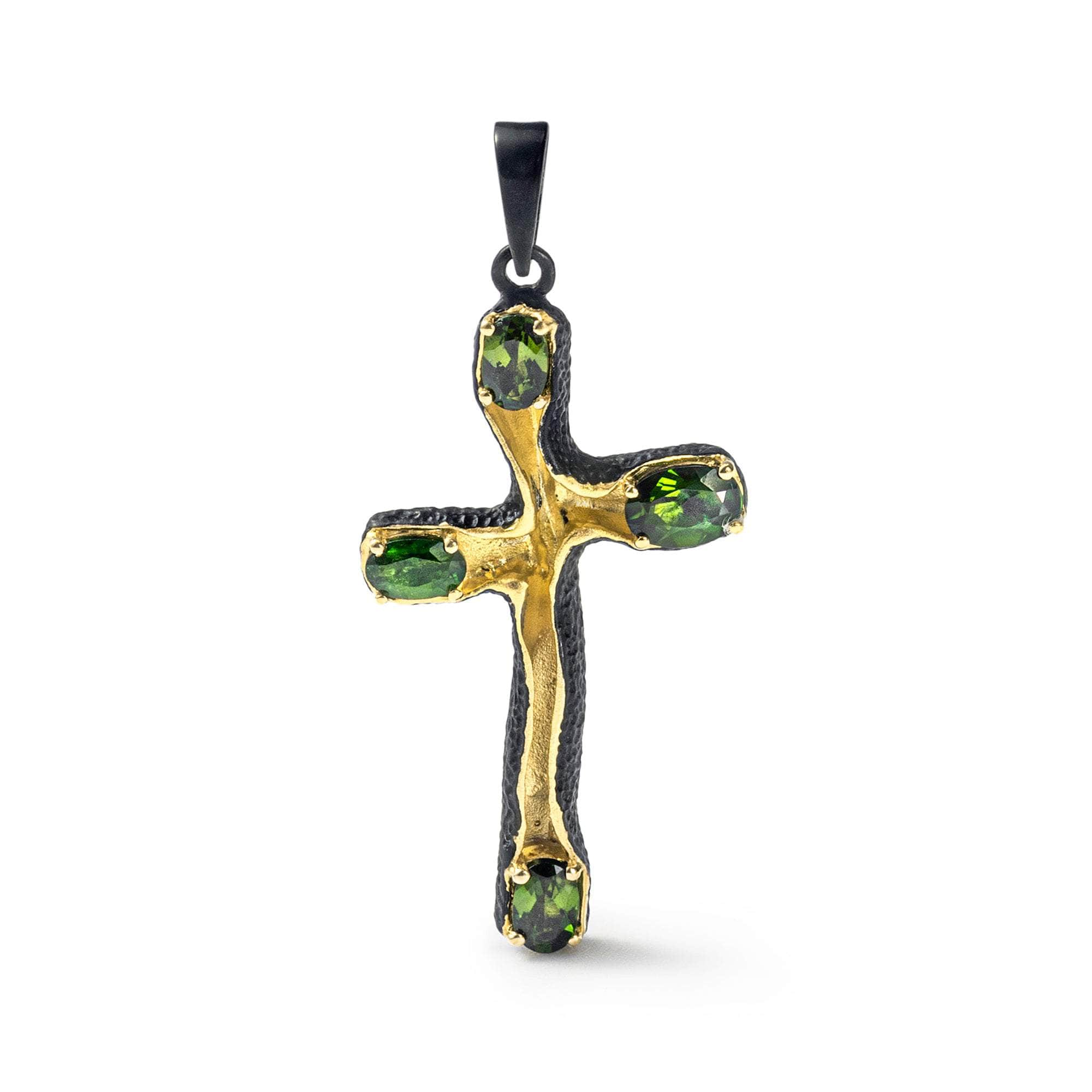 German Kabirski Friling Chrome Diopside Pendant