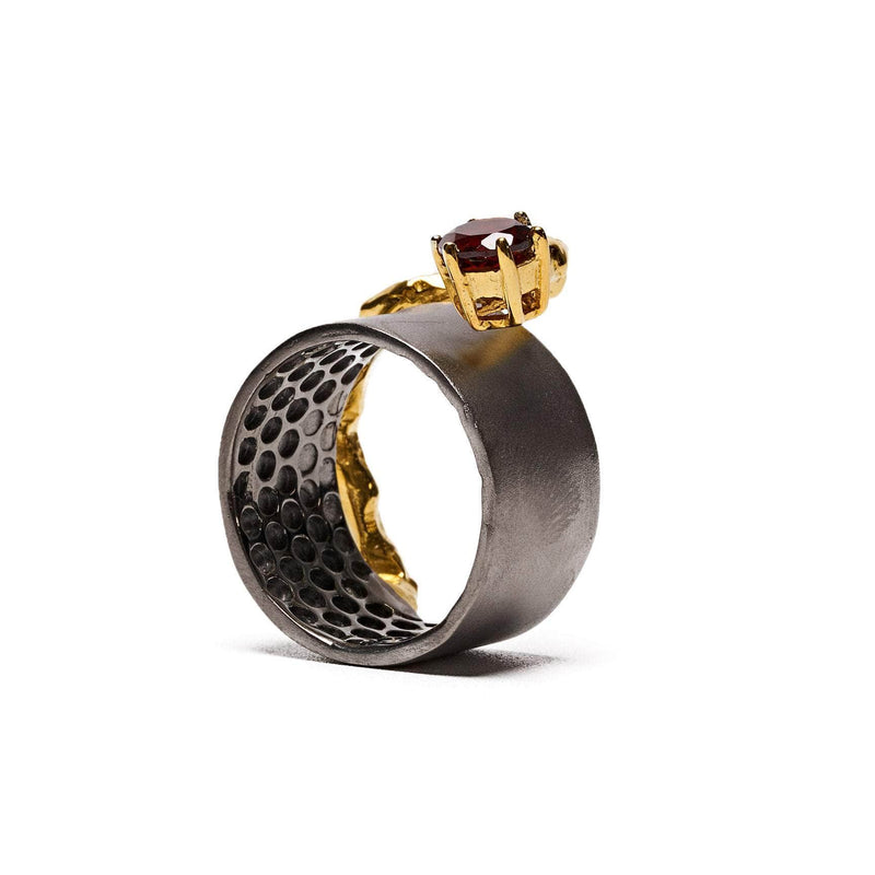 German Kabirski Rowena Garnet Ring