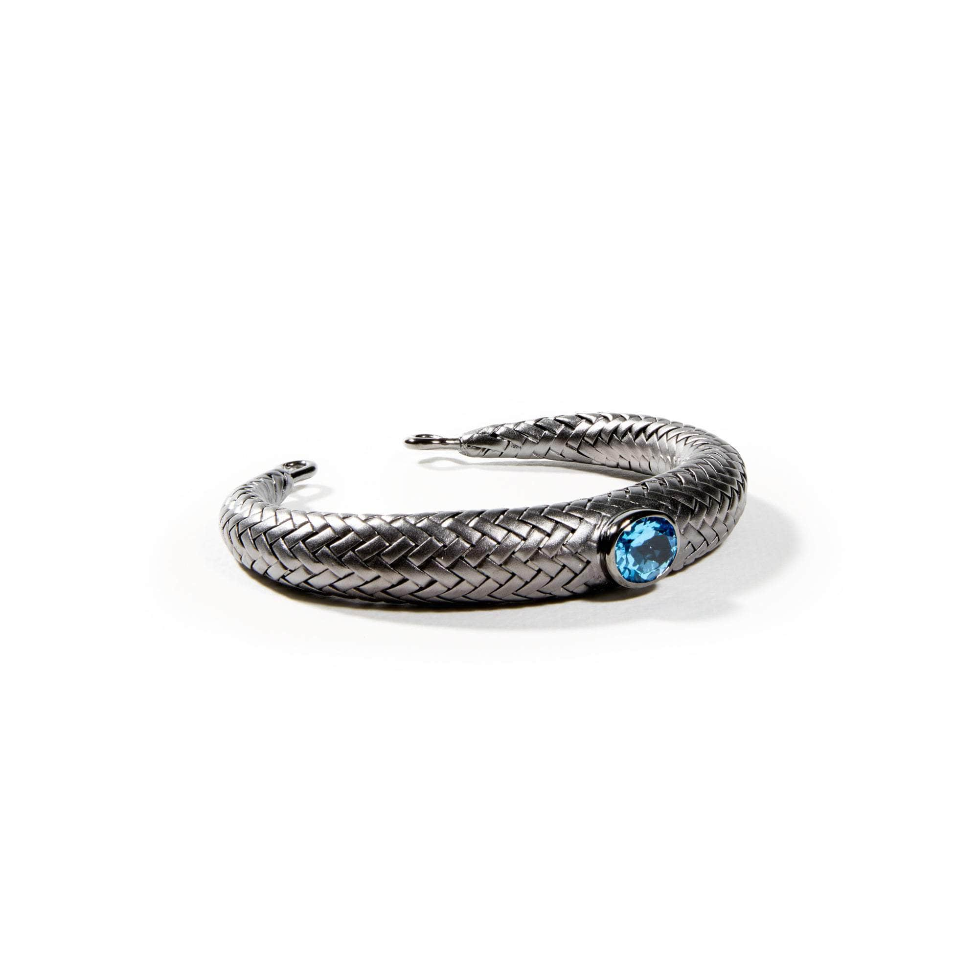 German Kabirski Tango Swiss Blue Topaz Bangle