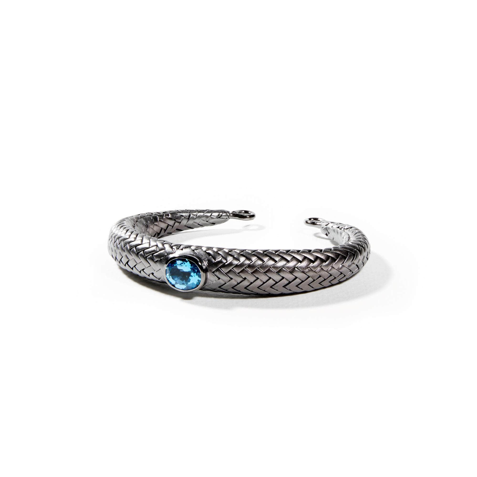 German Kabirski Tango Swiss Blue Topaz Bangle