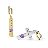 German Kabirski Meduna Amethyst Earrings