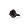 German Kabirski Kara Rough Amethyst and Spinel Ring