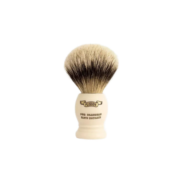 Plisson 1808 Original Genuine Badger Shaving Brush High Mountain White ...